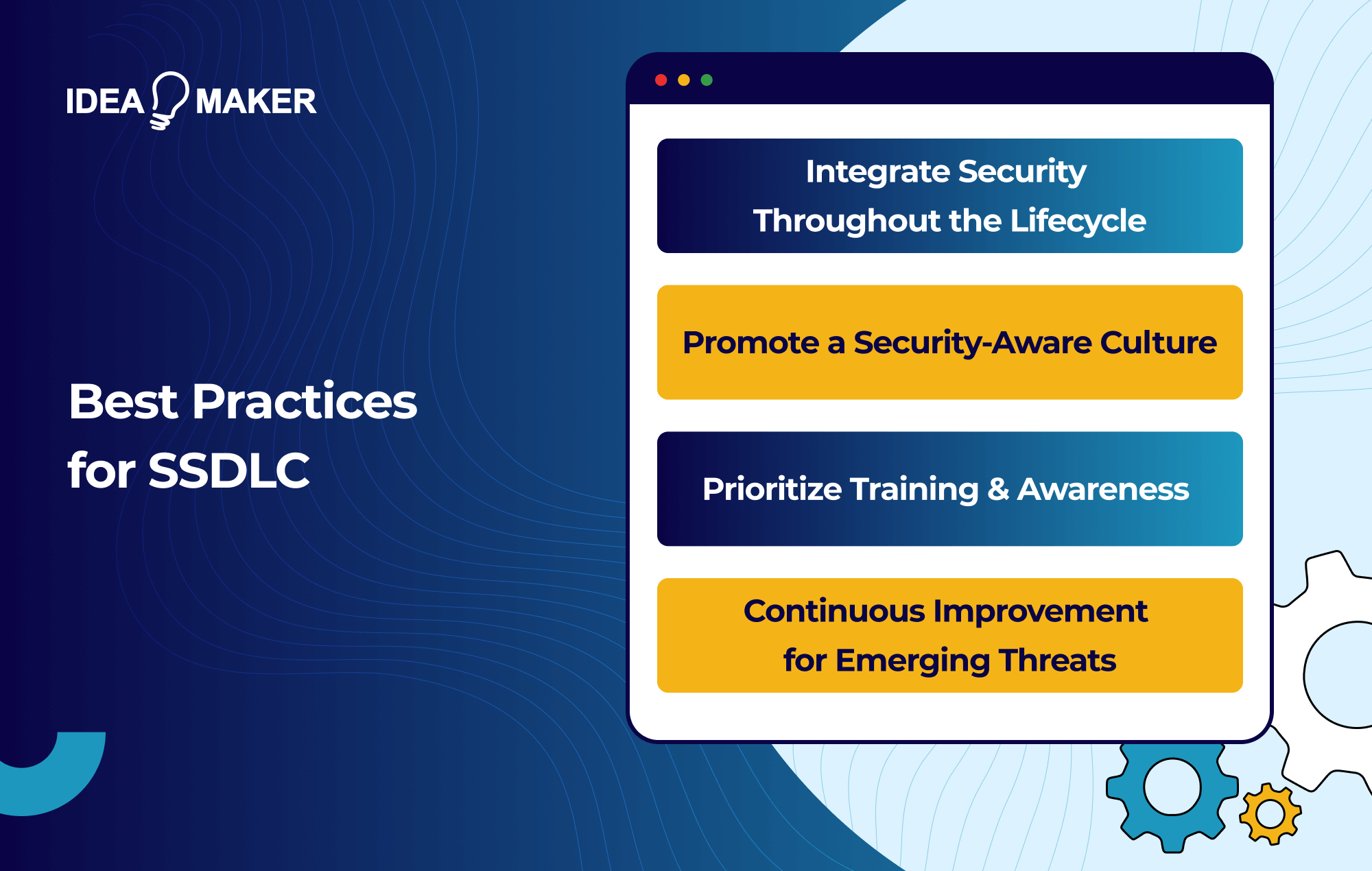 Ideamaker - Best Practices for SSDLC