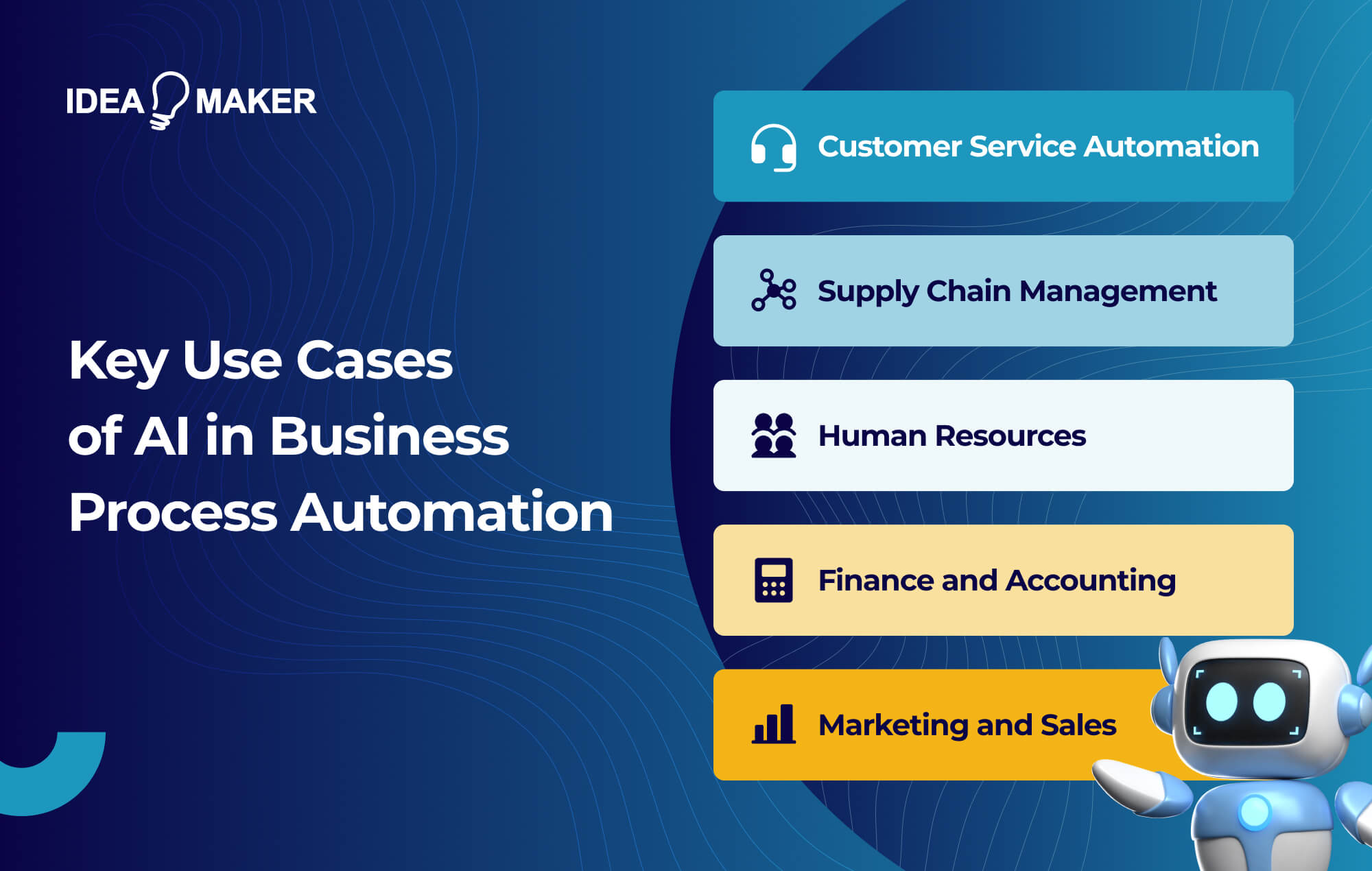 Ideamaker - Key Use Cases of AI in Business Process Automation