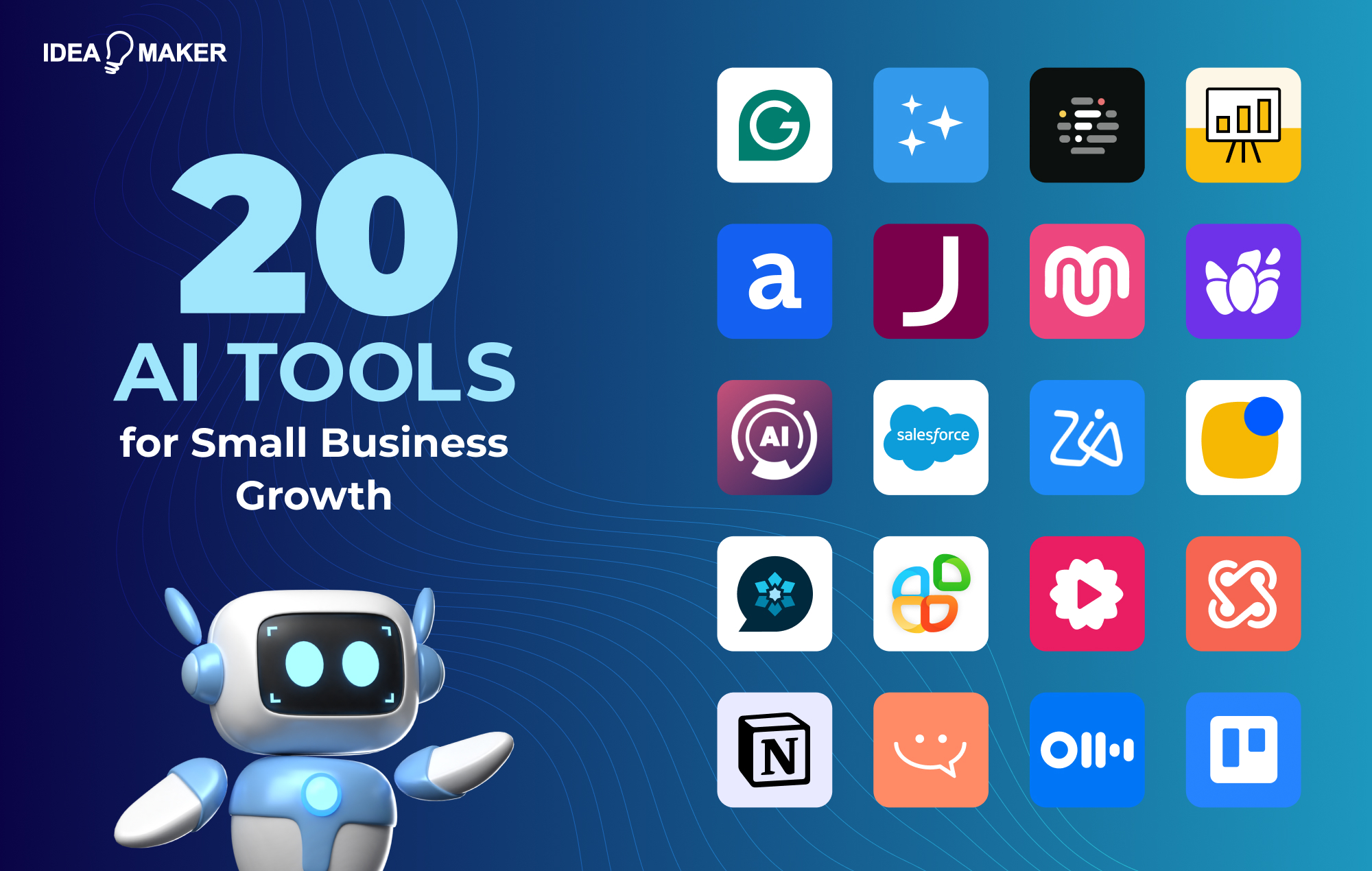 20 AI Tools for Small Business Growth