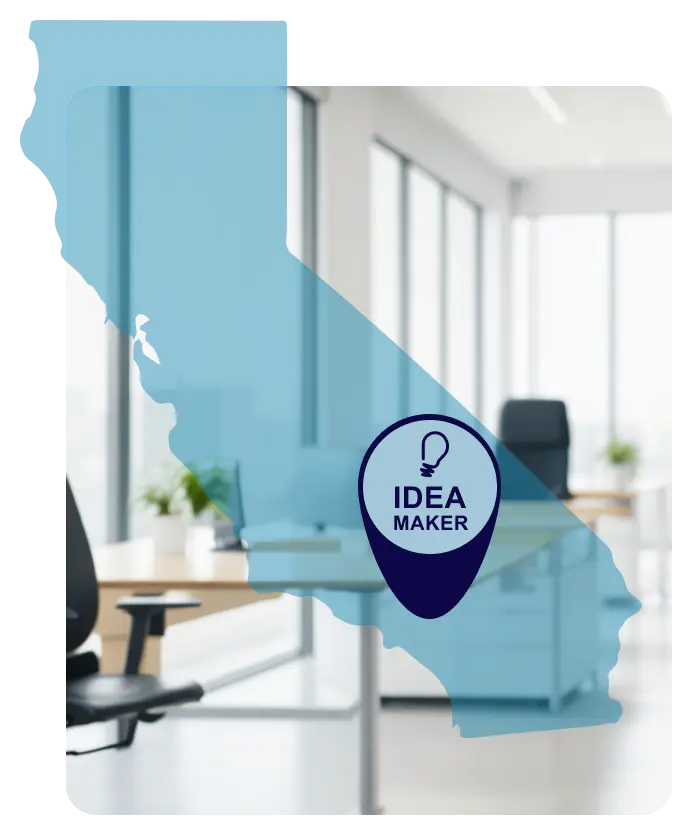 Idea Maker Office Map Logo